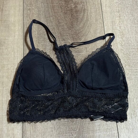 Victoria's Secret Lace Bralette Size Small Black - Excellent condition - Picture 4 of 7